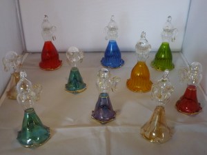 Three different kind and sizes. Big angel with rifled skirt 90,- SEK Big angel with straight skirt 80,- SEK Small angels with straight skirt 70,- SEK. Delivery costs 20,- SEK .